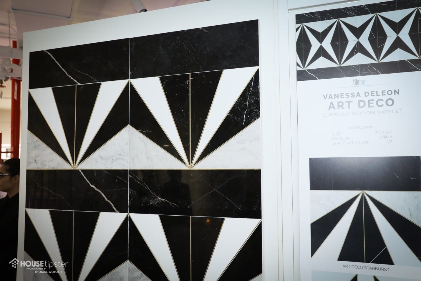 Art Deco unveiling at TileBar NYC showroom grand opening event